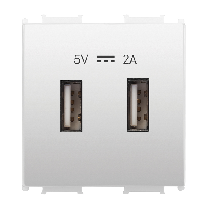 USB Charger Mechanism+Cover Plate 2M