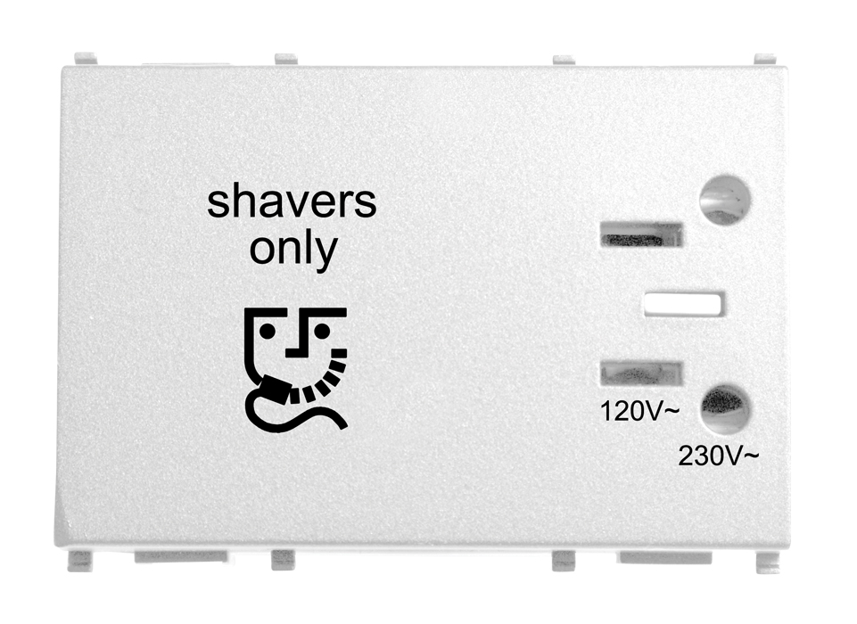Shaver Socket Mechanism+Cover Plate 3M