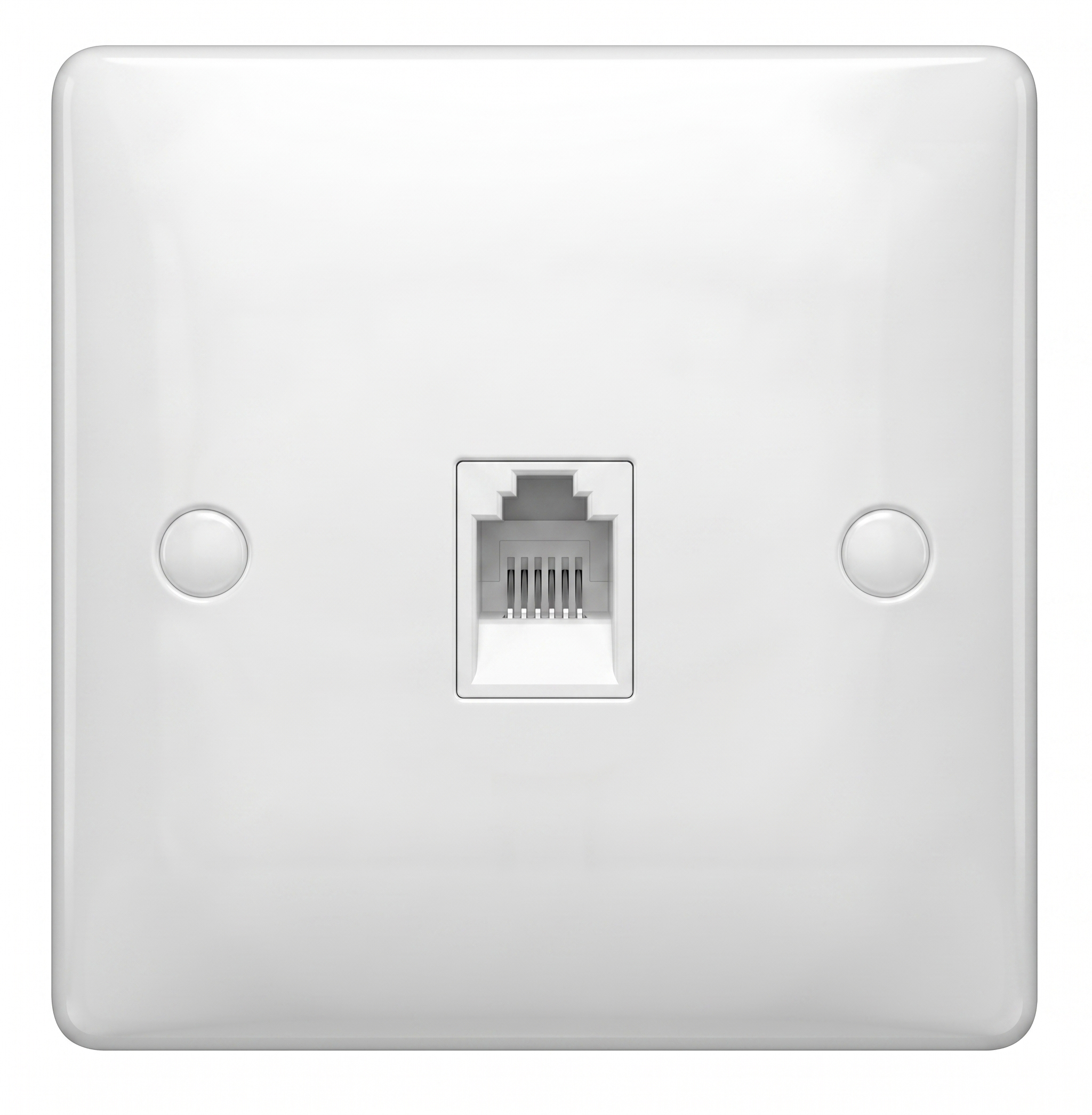 1Gang Telephone Socket RJ6-12/11P4C